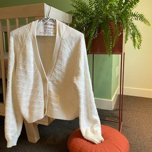 White knit Twik sweater